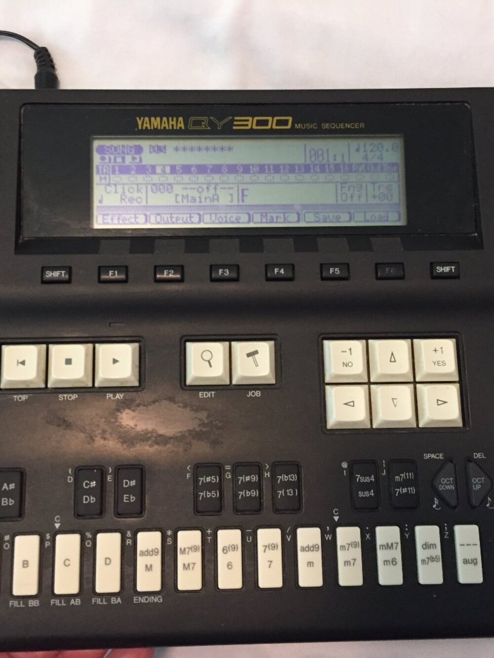 Yamaha QY300 Music Sequencer Rhythm Machine Sound Module WORKS- DISC DRIVE ISSUE